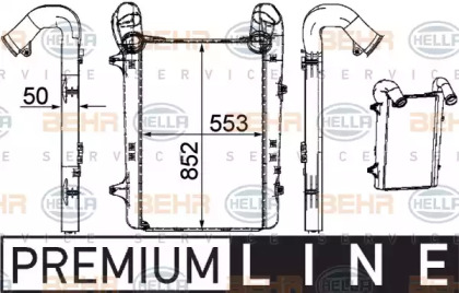 Теплообменник HELLA 8ML 376 756-101