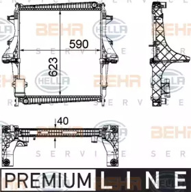 Теплообменник HELLA 8MK 376 756-111