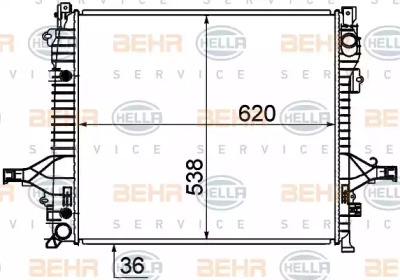 Теплообменник HELLA 8MK 376 756-481