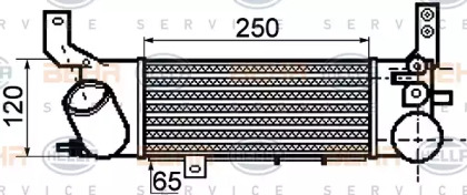 Теплообменник HELLA 8ML 376 756-551