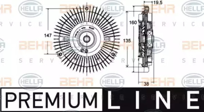 Сцепление HELLA 8MV 376 758-431