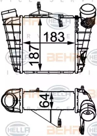 Теплообменник HELLA 8ML 376 760-584