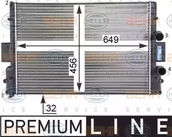 Теплообменник HELLA 8MK 376 760-621