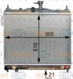 Теплообменник HELLA 8MK 376 762-031