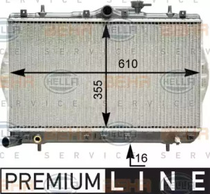 Теплообменник HELLA 8MK 376 762-041