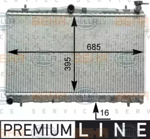 Теплообменник HELLA 8MK 376 762-081