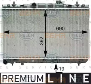 Теплообменник HELLA 8MK 376 762-111