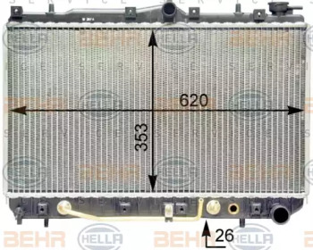 Теплообменник HELLA 8MK 376 762-131