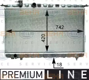 Теплообменник HELLA 8MK 376 762-231