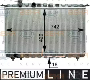 Теплообменник HELLA 8MK 376 762-241