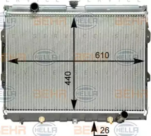 Теплообменник HELLA 8MK 376 762-271