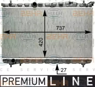 Теплообменник HELLA 8MK 376 762-311