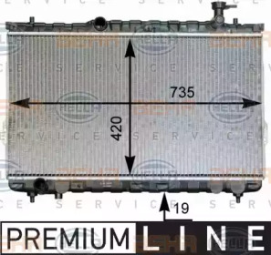 Теплообменник HELLA 8MK 376 762-331