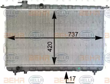 Теплообменник HELLA 8MK 376 762-481