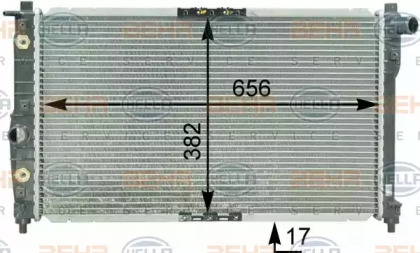 Теплообменник HELLA 8MK 376 762-571