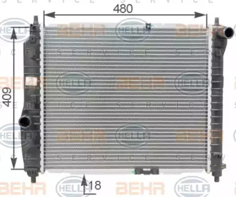 Теплообменник HELLA 8MK 376 762-641