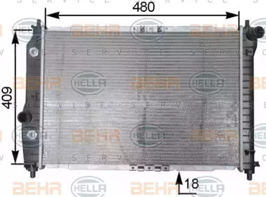 Теплообменник HELLA 8MK 376 762-651