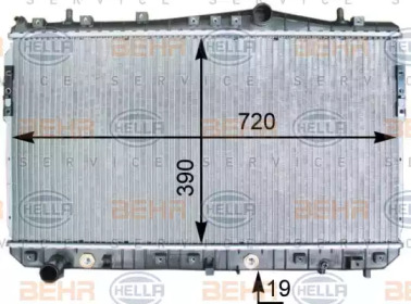 Теплообменник HELLA 8MK 376 762-681