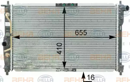 Теплообменник HELLA 8MK 376 762-711