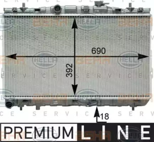 Теплообменник HELLA 8MK 376 762-721