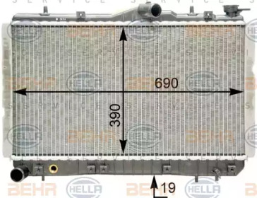 Теплообменник HELLA 8MK 376 763-001