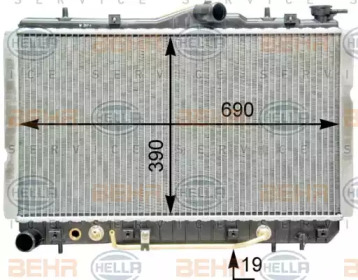 Теплообменник HELLA 8MK 376 763-011