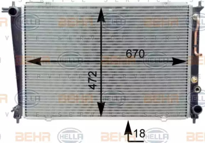 Теплообменник HELLA 8MK 376 763-101