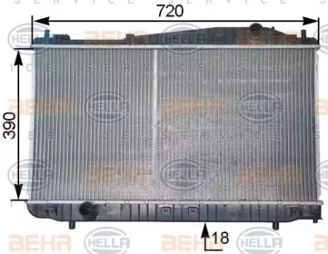 Теплообменник HELLA 8MK 376 763-261