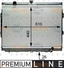 Теплообменник HELLA 8MK 376 763-311