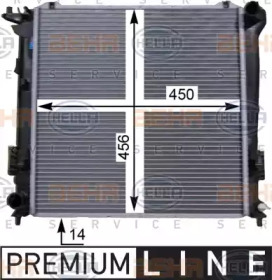 Теплообменник HELLA 8MK 376 763-321