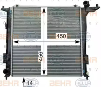 Теплообменник HELLA 8MK 376 763-351