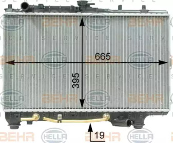 Теплообменник HELLA 8MK 376 763-371