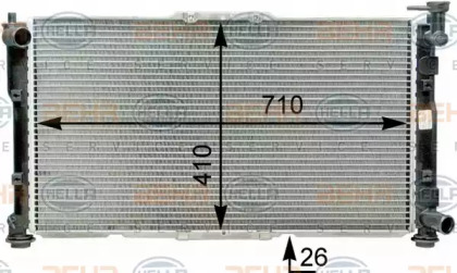 Теплообменник HELLA 8MK 376 763-441