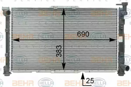 Теплообменник HELLA 8MK 376 763-461