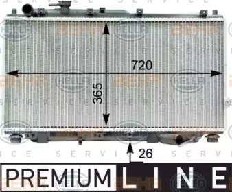 Теплообменник HELLA 8MK 376 763-531