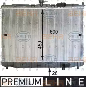 Теплообменник HELLA 8MK 376 763-561