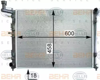 Теплообменник HELLA 8MK 376 763-714