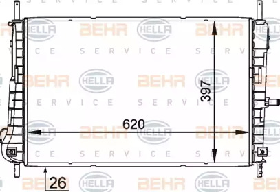 Теплообменник HELLA 8MK 376 764-131