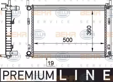 Теплообменник HELLA 8MK 376 764-291