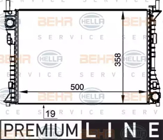 Теплообменник HELLA 8MK 376 764-351