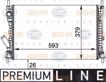 Теплообменник HELLA 8MK 376 764-441