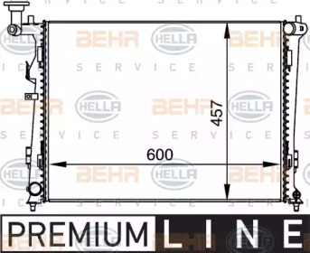 Теплообменник HELLA 8MK 376 764-451