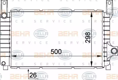 Теплообменник HELLA 8MK 376 764-481