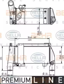 Масляный радиатор, ретардер HELLA 8MO 376 765-581