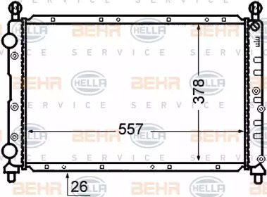 Теплообменник HELLA 8MK 376 766-101