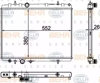 Теплообменник HELLA 8MK 376 767-101