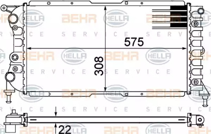 Теплообменник HELLA 8MK 376 767-511