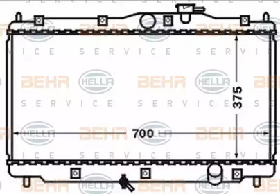 Теплообменник HELLA 8MK 376 768-231