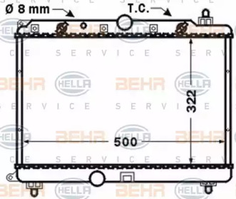 Теплообменник HELLA 8MK 376 768-271