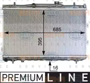 Теплообменник HELLA 8MK 376 769-351